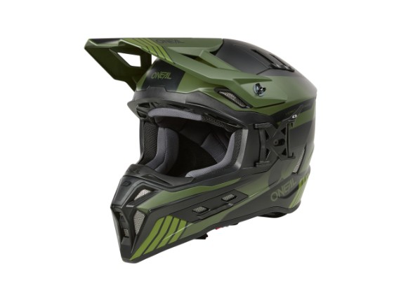 2024_ONeal_EX-SRS Helmet HITCH V.24_black_olive_45 front_left