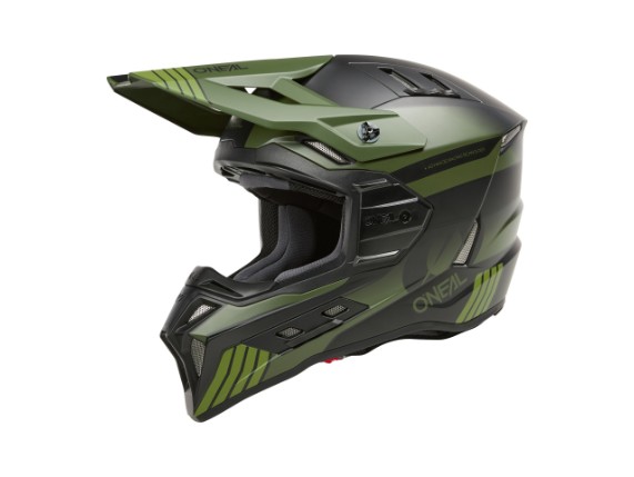 2024_ONeal_EX-SRS Helmet HITCH V.24_black_olive_45_left_wo AirFlaps