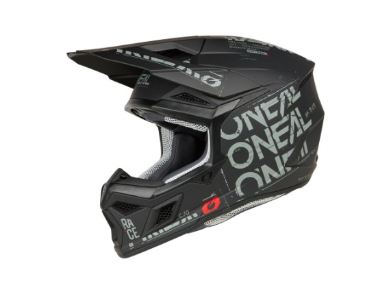 2025_ONeal_3SRS Helmet STATIC V.25_black_gray_45_left