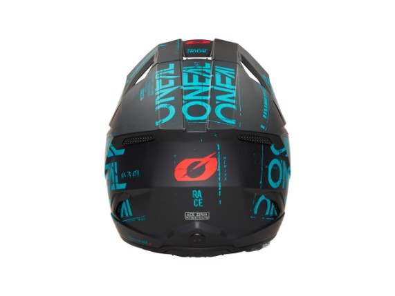 2025_ONeal_3SRS Helmet STATIC V.25_black_teal_back
