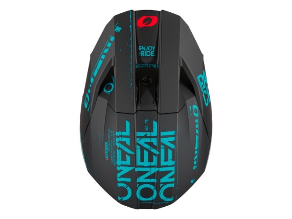2025_ONeal_3SRS Helmet STATIC V.25_black_teal_top