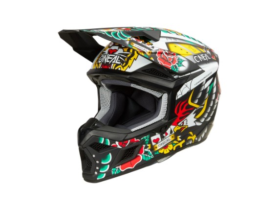 2025_ONeal_3SRS Youth Helmet INKED V.25_multi_45 front_left