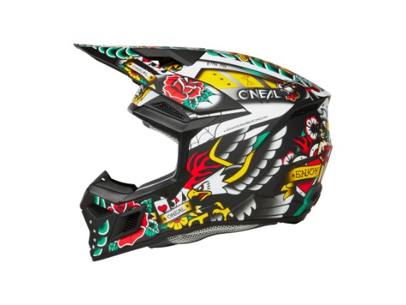 2025_ONeal_3SRS Youth Helmet INKED V.25_multi_left side