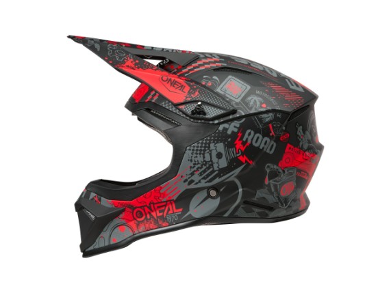 2026_ONeal_1SRS Helmet VIBRANT V.26_black_red_left side