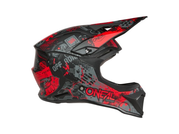 2026_ONeal_1SRS Helmet VIBRANT V.26_black_red_right side