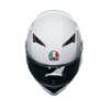 18381001-022-M, HELM AGV K3 MONO WHITE E2206