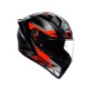 18394001-064-M, HELM AGV K1 S FASTLAP BLACK GREY RED