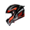 18394001-064-M, HELM AGV K1 S FASTLAP BLACK GREY RED
