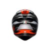 18394001-064-M, HELM AGV K1 S FASTLAP BLACK GREY RED
