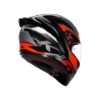 18394001-064-M, HELM AGV K1 S FASTLAP BLACK GREY RED