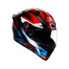 18394001-066-M, HELM AGV K1 S FASTLAP BLACK RED BLUE