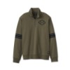 96099-25VM/000L, SWEATER HARLEY BAR & SHIELD 1/4 ZIP