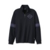 96100-25VM/000L, SWEATER HARLEY BAR & SHIELD 1/4 ZIP