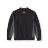 96361-25VM/000L, SWEATER HARLEY TECH 1/4 ZIP FLEECE
