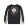 96372-25VM/000L, LONGSLEEVE HARLEY WILLIG G SKULL