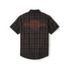 96503-25VM/000L, HEMD HARLEY BAR & SHIELD PLAID SHORT