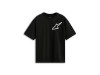 1216-72030-10-L, T-SHIRT ALPIN ONE OVERSIZED BLACK
