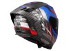 168075226M, HELM LS2 FF807 DRAGON TRAX BLUE RED