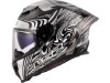 168075304M, HELM LS2 FF807 DRAGON ENTHUM SILVER