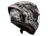 168075304M, HELM LS2 FF807 DRAGON ENTHUM SILVER
