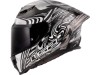 168075304M, HELM LS2 FF807 DRAGON ENTHUM SILVER