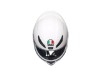 18394017-028-S, HELM AGV K1S MONO WHITE