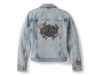 96465-25VW/000L, JACKE HARLEY ROSE&THORN BILING DENIM