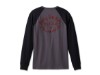 96546-23VM/000L, LONGSLEEVE HARLEY CLUB CREW HENLEY