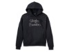 96570-24VW/000L, SWEATER HARLEY STUDDED OUT HOODIE