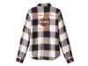 99025-23VW/000L, HEMD HARLEY BAR & SHIELD PLAID