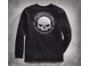 99091-14VM/000L, SWEATER HARLEY SKULL LONG SLEEVE TEE