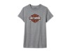 99096-24VW/000L, T-SHIRT HARLEY BAR & SHIELD LADY