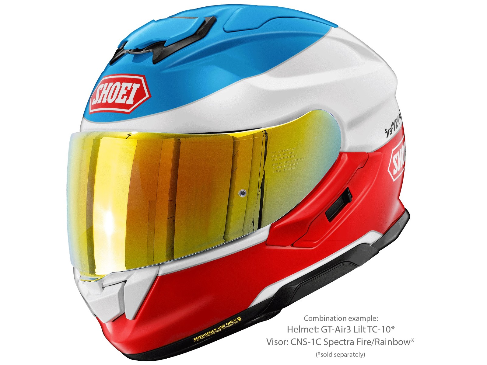 GT-Air 3 Lilt TC-10 Blue White Red Motorcycle Helmet