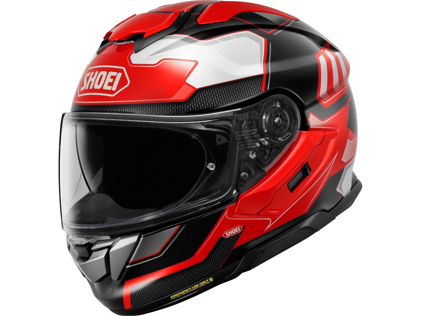 GT-Air 3 Agility TC-1 Motorcycle Helmet with Sun Visor Red White Black