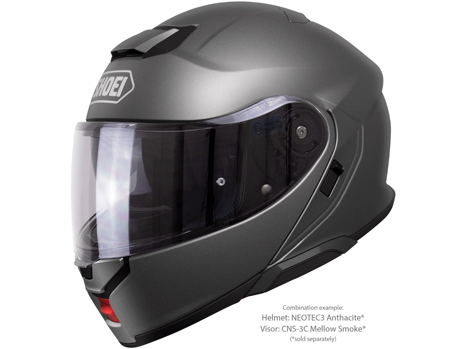 Neotec Anthracite Metallic motorcycle flip-up helmet