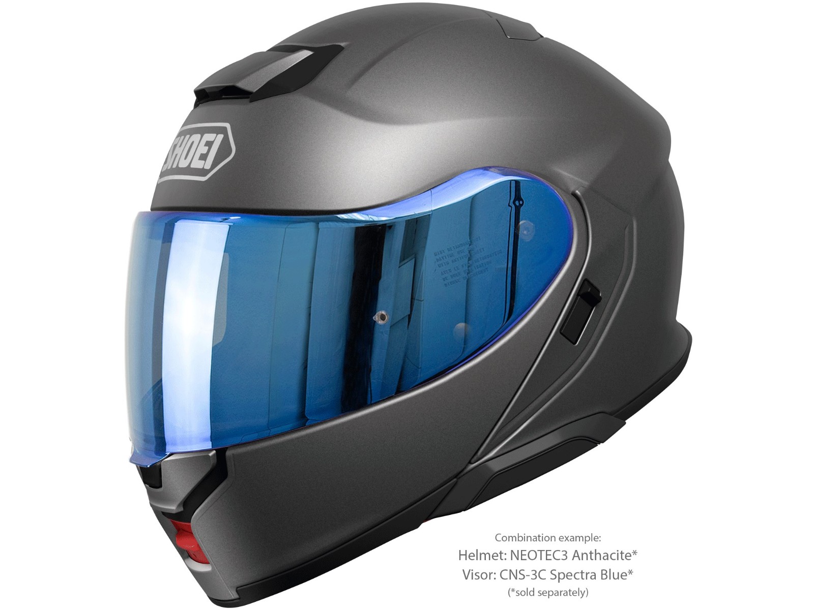 Neotec 3 Anthracite Metallic motorcycle flip-up helmet