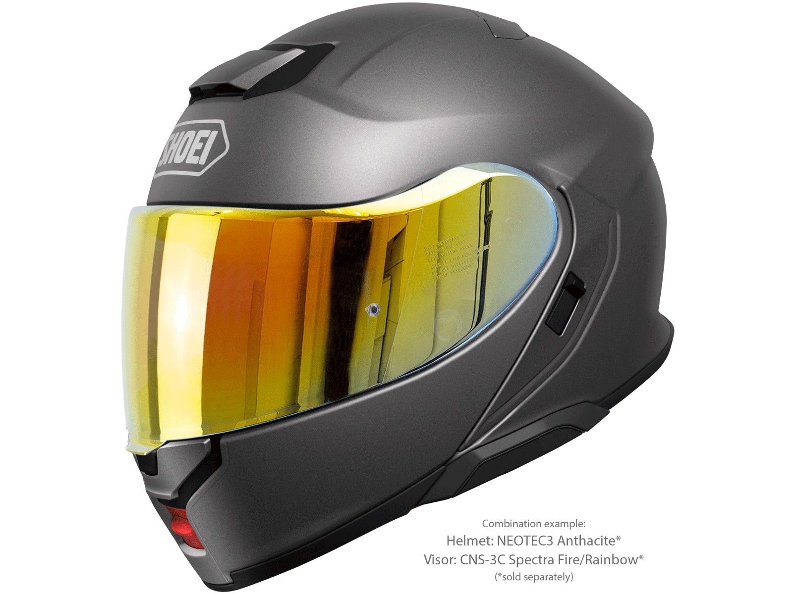 Neotec 3 Anthracite Metallic motorcycle flip-up helmet