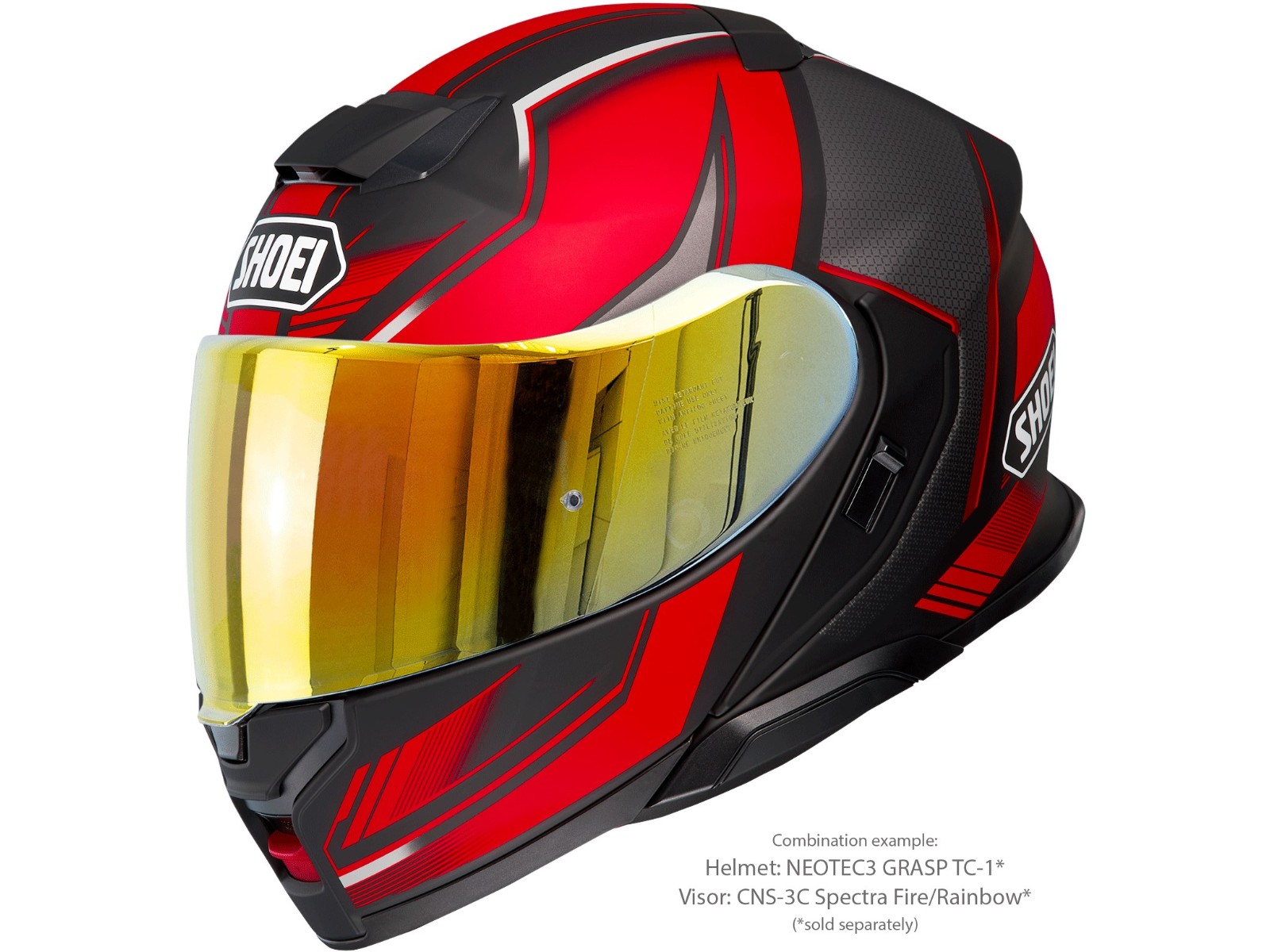 セキュリティ・セーフティ SHOEI NEOTEC3 GRASP TC-1 B+COMSX1 SHOEI Neotec 3 Grasp - Helmet House