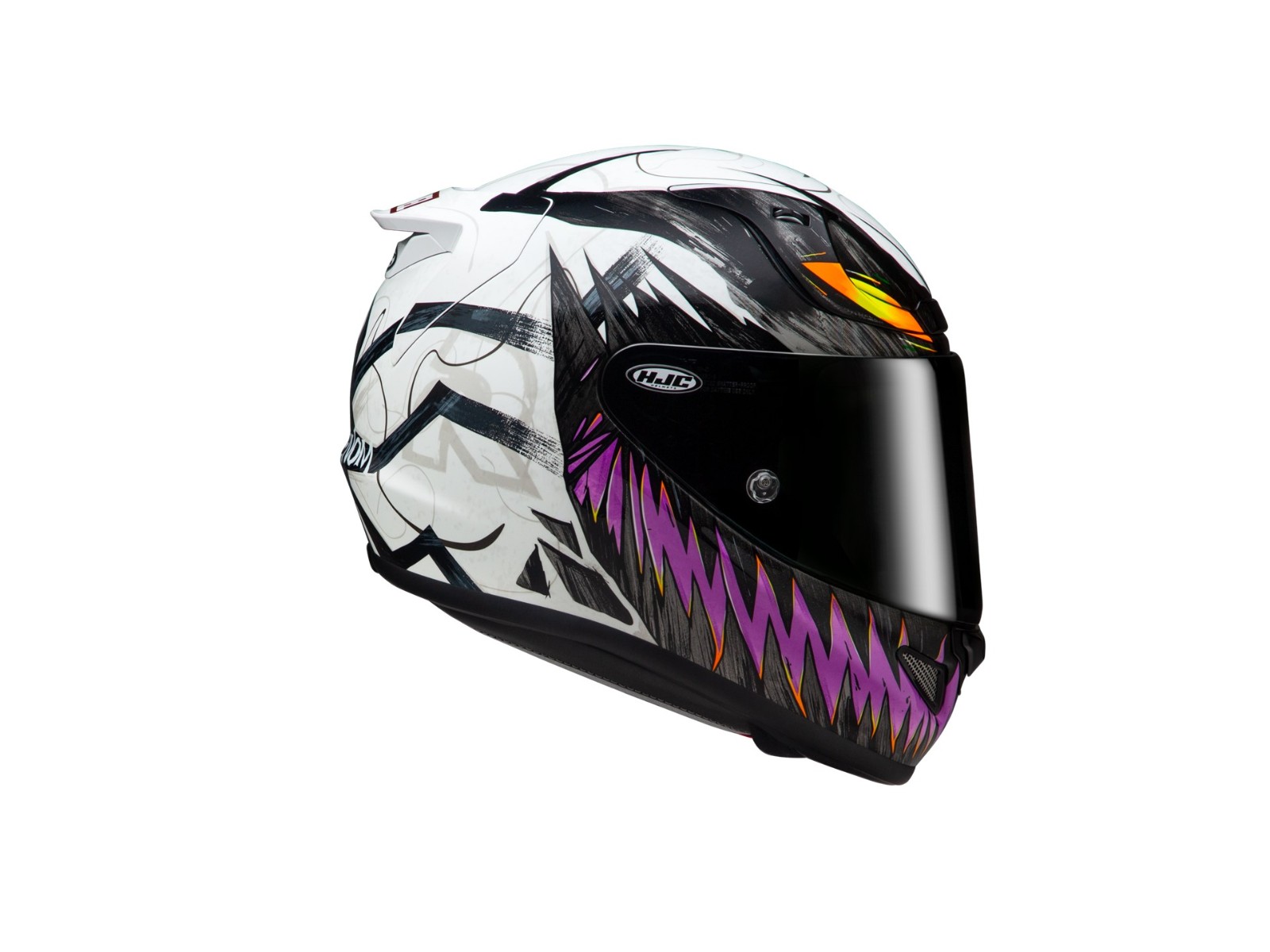RPHA 12 Anti-Venom II Marvel Motorcycle Helmet Black White Purple