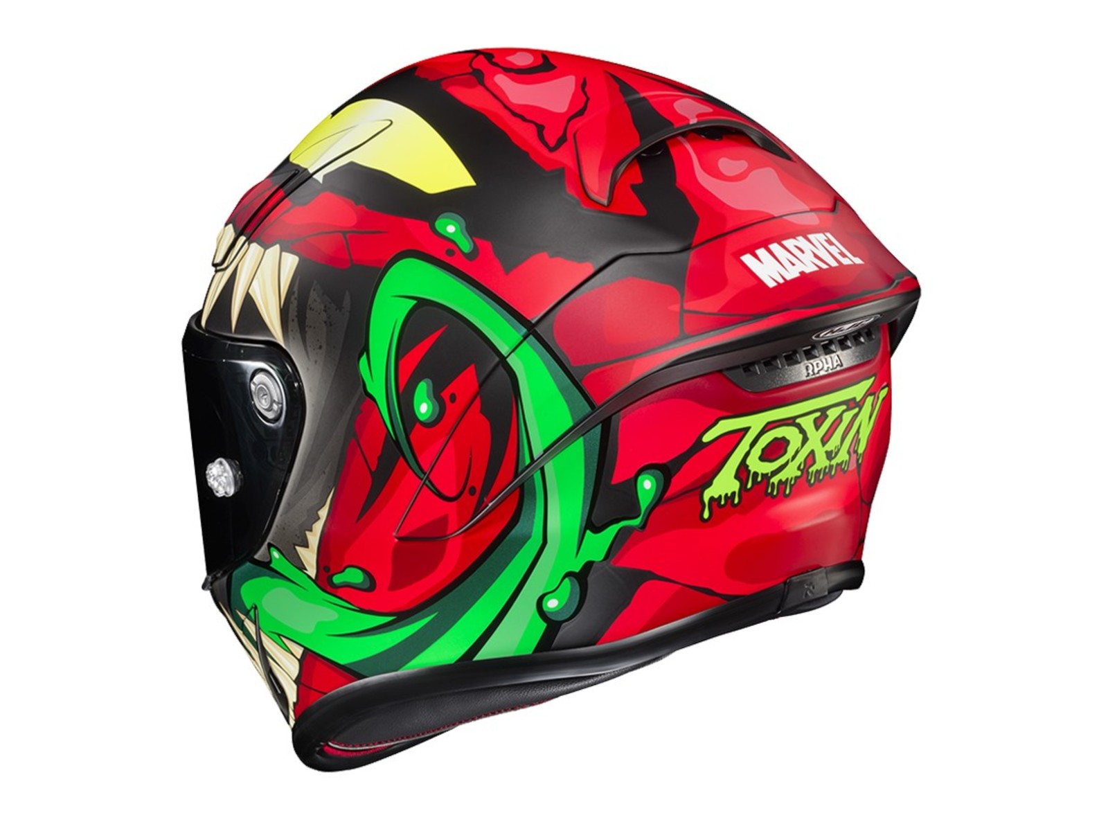 Motorradhelm HJC RPHA 1 Toxin Marvel Racing Helmet