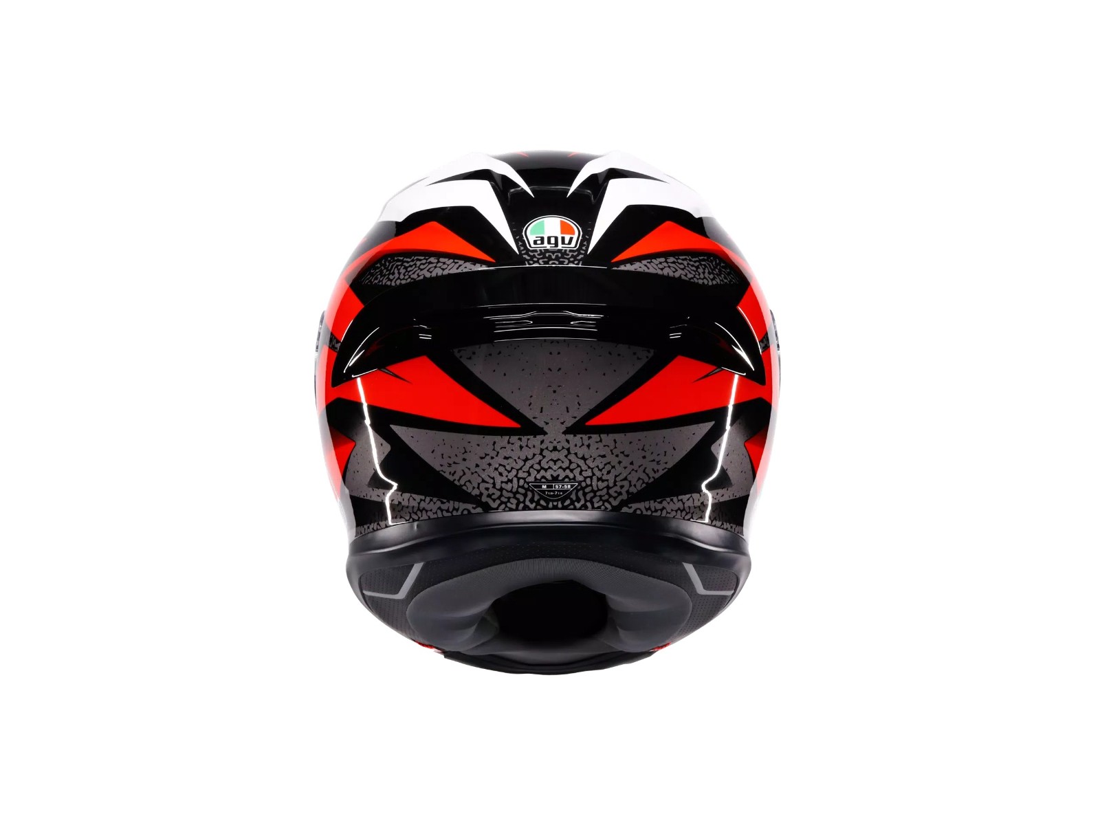 K6 S Braven Integral Motorrad Helm Schwarz Rot Wei