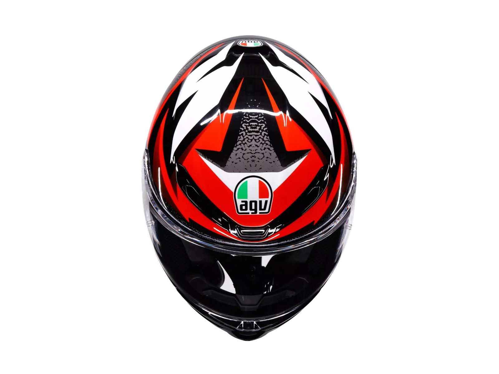 a  K6 S Braven Full-Face Motorcycle Helmet Black Red White