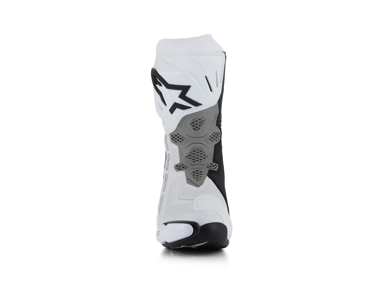 Supertech R Vented White Grey Black Racing Motorrad Stiefel