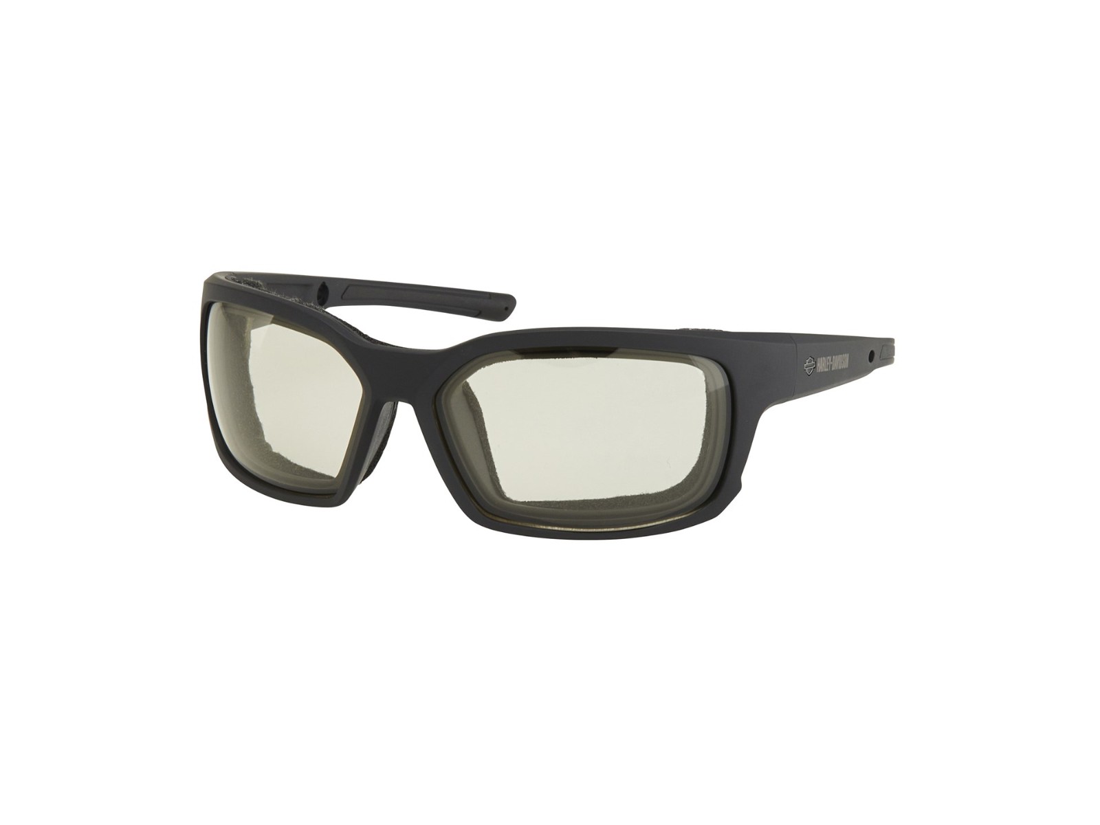Gafas de sol de seguridad para motocicleta que se adaptan a las gafas.  Lentes amarillas cumplen con las normas ANSI Z87.1 para gafas de seguridad  con