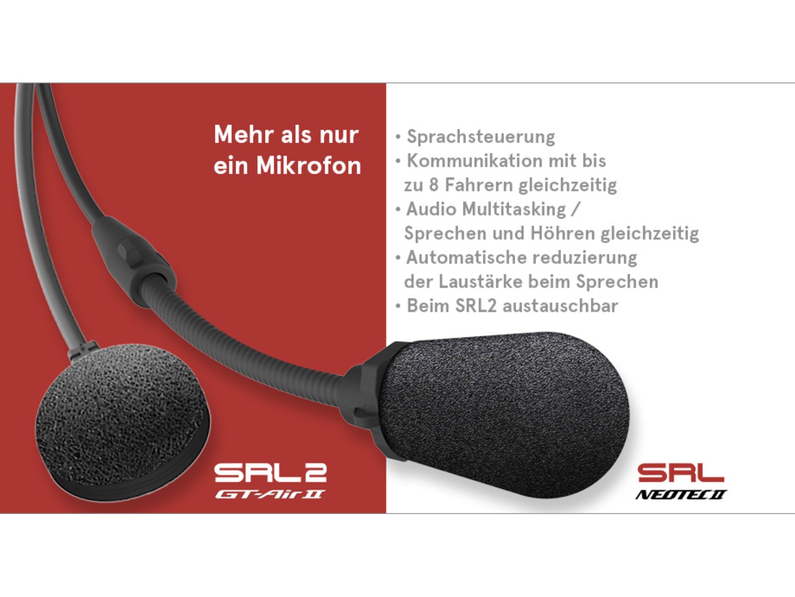 SRL2 Sena GT-Air II / Neotec II (ab 15.03.2019) Sprechanlage Bluetooth