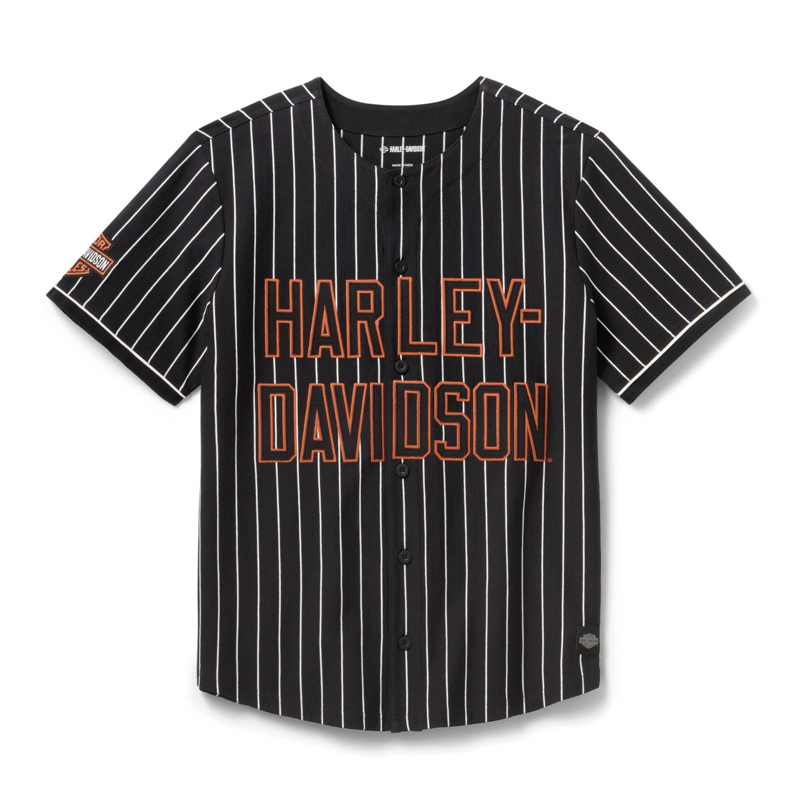 T-shirt Homme Harley-Davidson Orange, Taille L, Coton, FW015