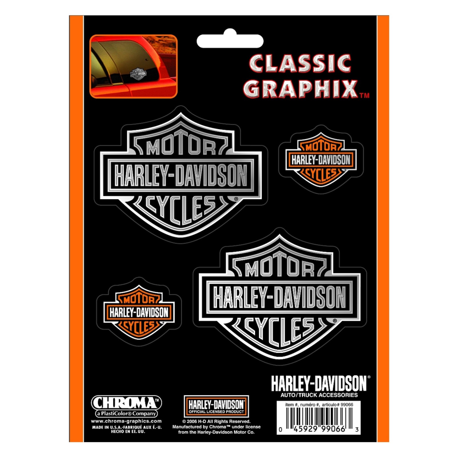 Chroma Classic B&S Emblem Decal Aufkleber Set