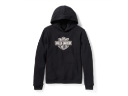 H-D Standard Bar & Shield Harley Black Damen Pullover Hoodie 