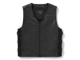 Tactical Leather Vest Herren Leder Weste