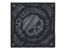 Willie G Skull Bandana Kopftuch Halstuch Schwarz